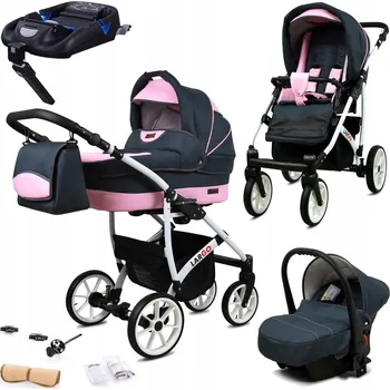 Kočárek Kočárek 4v1 BabyLux LARGO ALU sportovní kočárek korbička autosedačka ISOFIX