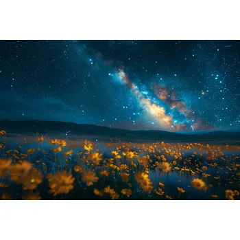 Plakát Plakát Noční obloha bez rámu 91,5 x 61 cm