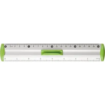 pravítka TETIS HLINÍKOVÉ PRAVÍTKO 20CM BL040-ZB ZELENÉ