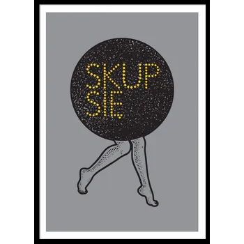 Obraz OBRAZ PLAKÁT V RÁMU do Koupelny WC Toalety SOUSTŘEĎ SE ZÁCHOD P2545_A4