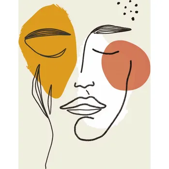 Plakát Plakát Šepot Prostoru bez rámu 40 x 50 cm