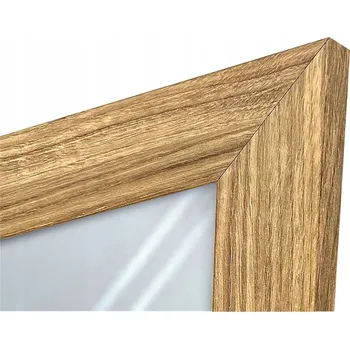 Zrcadlo Zrcadlo v širokém rámu 90x40 Dub Catania