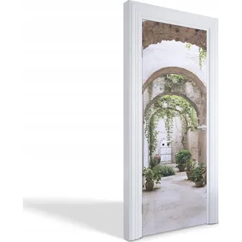 Fototapeta Samolepící nálepka na dveře skříně Zelený dvůr 75x205 cm