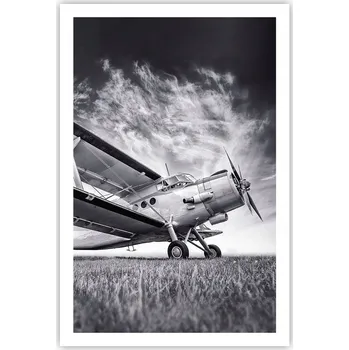 Obraz Obraz plakát do obýváku ložnice 61x91 cm letadlo plakáty na zeď bez rámu