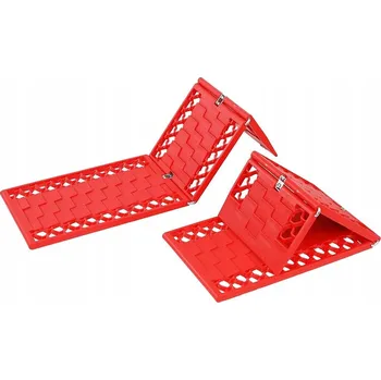 autokoberec Protiskluzové podložky pod kola, skládací, 2 ks - pro karavany, off-road, do sněhu a bláta