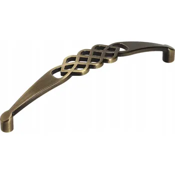 Nábytkové kování Nábytková úchytka GAMET UR46 zlatá antická 128mm