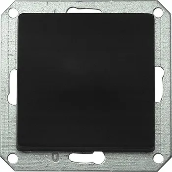 vypínač Přepínač křížový Klasik, Pod omítku Timex-Elektro stříbrný 43684