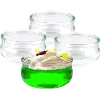 Skleněné misky sada 4 misek 210ml na dezerty ovoce omáčky svačiny