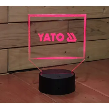 Lampička Led lampa Yato Dálkový Ovladač Jméno Dedikace