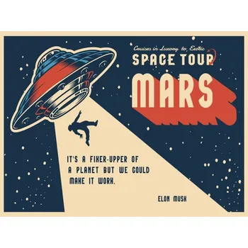 Obraz Cedule Vesmír Edition - Mars