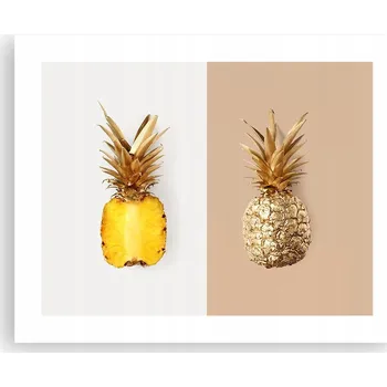 Obraz Obraz plakát na zeď bez rámu 50x40 ananas foto plakáty do obýváku ložnice
