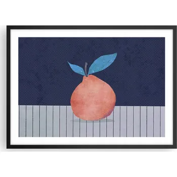 Obraz Plakát v černém rámu do obýváku ložnice 70x50 ovoce moderní obraz