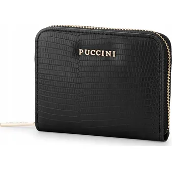Peněženka Dámská Malá Peněženka na Karty Eko Kůže PUCCINI Černá BLP838B-1
