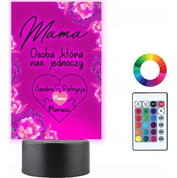 Lampička Plexido vícebarevná Noční lampa