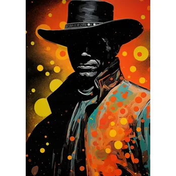 Plakát Plakát Kovboj Kosmosu bez rámu 29,7 x 42 cm