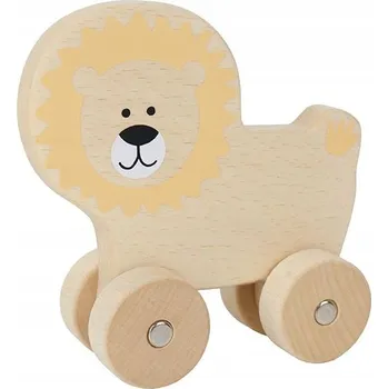 Dřevěná hračka Jabadabado Tahací hračka lev