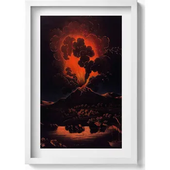 Obraz Dekorativní nástěnný obraz do pokoje Ilustrace v japonském stylu 40x60 cm