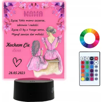 Lampička Plexido vícebarevná Noční lampa