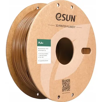 Filament ESun PLA+ Filament hnědý 1.75mm 1kg papírová cívka