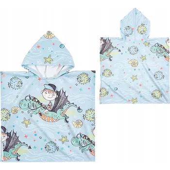 Ponczo dziecięce s kapucí 50x50 cm, věk 2–4 roky