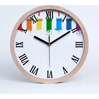 Hodiny Nástěnné hodiny Tulup vícebarevné 30 cm
