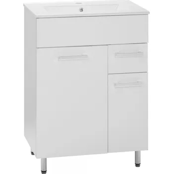 Šatní skříň Skříňka s umyvadlem Astor Lupo bílá 40x51x84,5 cm