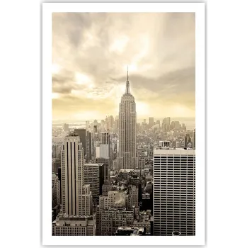 Obraz Obraz plakát do obýváku, ložnice 61x91 cm – plakáty s motivem města na zeď, bez rámu