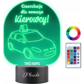 Lampička Noční lampa Plexido vícebarevná