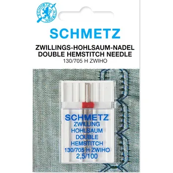 Schmetz Dvojjehla dekorativní 130/705 H ZWIHO SES 2,5 80, 100