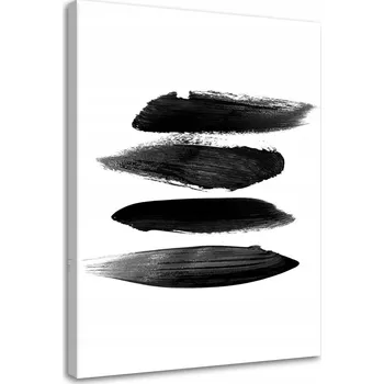 Obraz Obraz černé pruhy 60x90