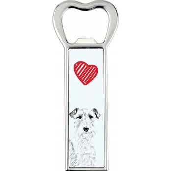 Otvírák Foxteriér drsnosrstý otvírák na lahve se psem, s vaší fotografií