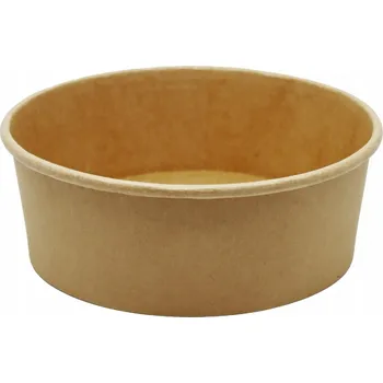 Jednorázové nádobí Papírová miska KRAFT Bowl 1300 ml 184 mm - 50 ks