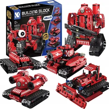 Robot STAVEBNICE TECHNIC ROBOT EDUKAČNÍ DÁLKOVĚ OVLÁDANÝ 5v1 PROGRAMOVATELNÝ