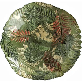 Salátová Mísa Villa Italia ze zeleného skla 40 cm