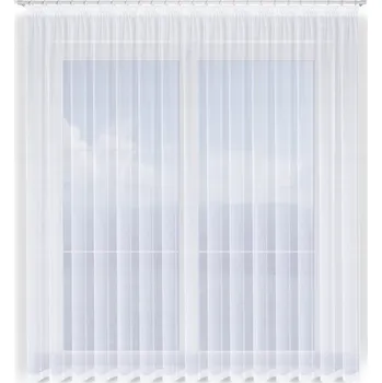 Záclona Hotová záclona 400x120, voál, rovná, s lemem 5 cm