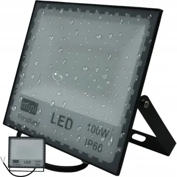 HALOGENOVÝ REFLEKTOR VENKOVNÍ VODĚODOLNÝ LED 100W ODOLNÝ IP66
