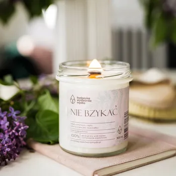 Svíčka Sójová vonná svíčka Neotravuj! Bydgoska Wytwórnia Mydła