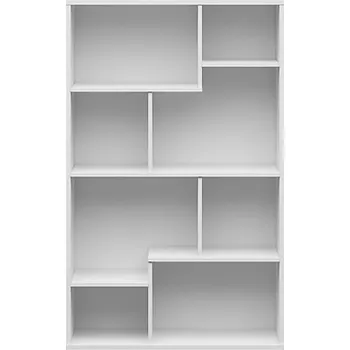 Knihovna BRW TETRIX REG/140/90 regál, bílý lesk