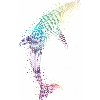 Plakát Plakát Spektrum Oceánu bez rámu 64 x 90 cm