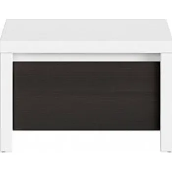 Ložnice BRW Kaspian noční stolek KOM1S bílá/wenge