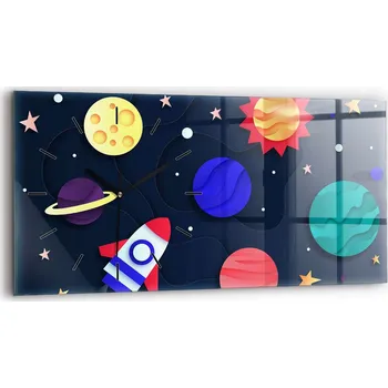 Hodiny Nástěnné hodiny Wallfluent, vícebarevné, 60 cm