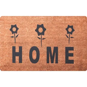 Rohožka J-Line Rohož 3D Print Coco 2780/37 home hnědá květy BARVA: Vícebarevný, ROZMĚR: 45x70