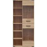 BRW LARA vitrína REG2W/90, jasan běloruský