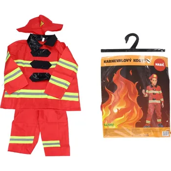 Karnevalový kostým Set karneval - hasič M 110-120 cm (W036025) UNIPAP