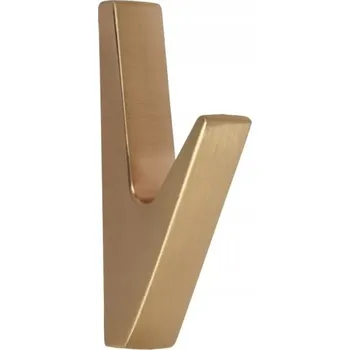 Věšák Kovový věšák Schaffner zlatý