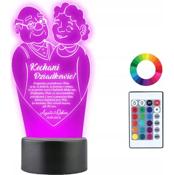 Lampička Plexido vícebarevná Noční lampa