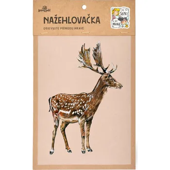 Textilní nažehlovací páska Lesní svět Nažehlovačka M 022 - Daněk