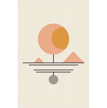 Plakát Plakát Geometrická Utopie bez rámu 61 x 91,5 cm