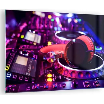 Obraz Obraz na skle do obýváku ložnice 70x50 hudba foto obrazy na zeď sklo