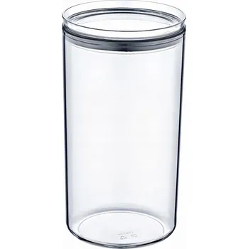 Dóza na potraviny Kuchyňská dóza na sypké potraviny mouku rýži CRYSTAL 1.25L